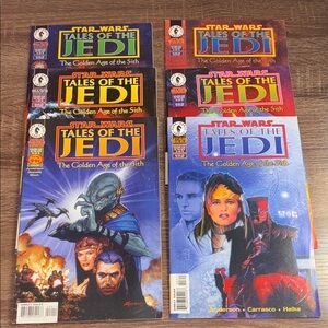 Vintage Star Wars Tales of the Jedi: Golden Age of the Sith #0 1-5 Complete Set